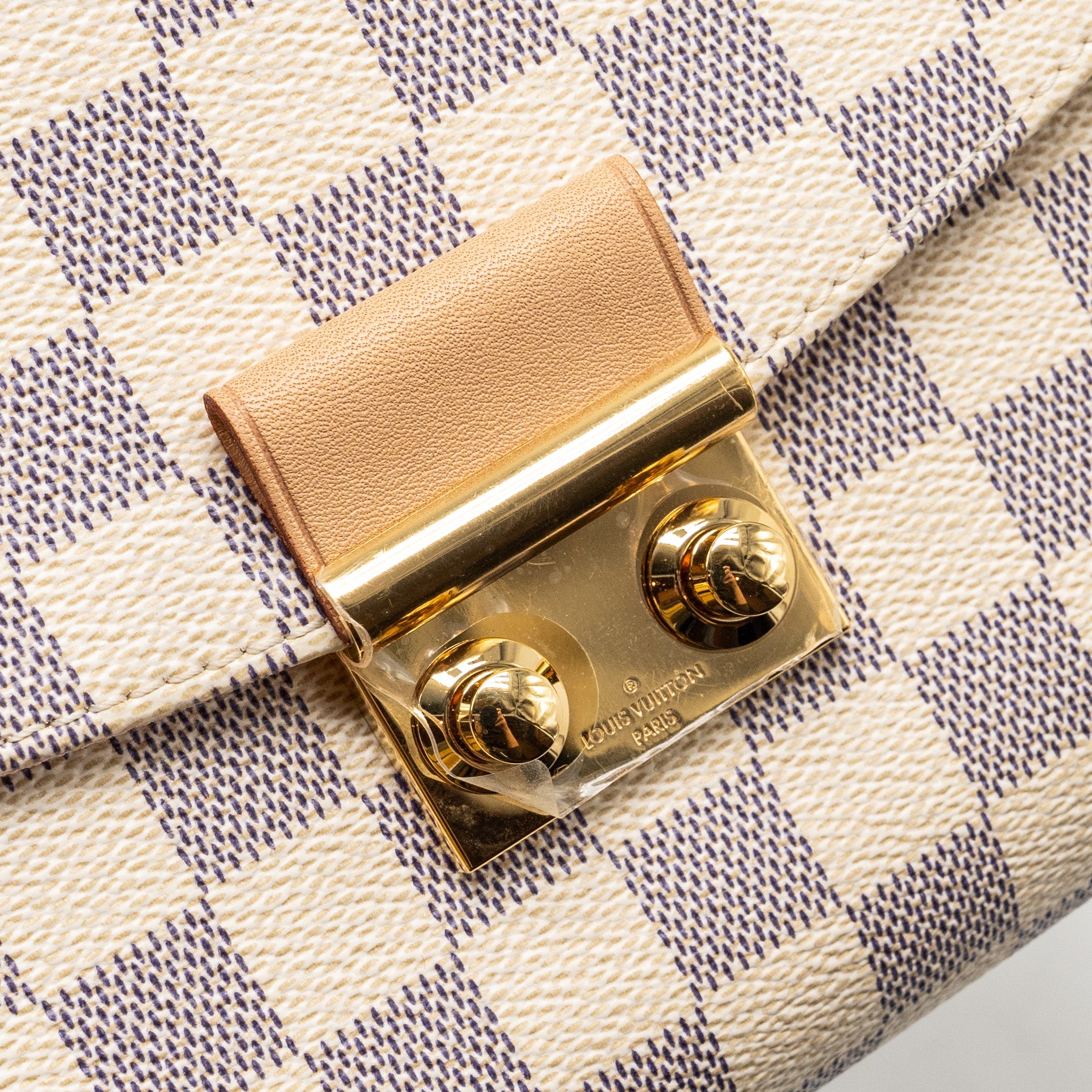 AAA Replica Louis Vuitton LV CROISETTE DAMIER AZUR CANVAS GHW