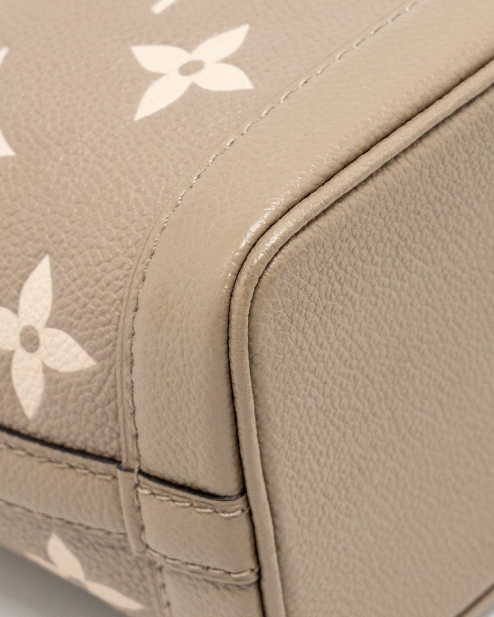 AAA Replica Louis Vuitton LV NANO NOE MONOGRAM EMPREINTE CALFSKIN LEATHER GREY GHW
