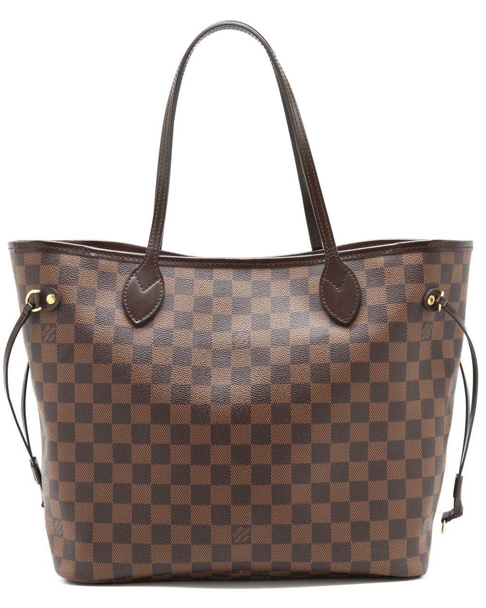 AAA Replica Louis Vuitton LV NEVERFULL MM DAMIER EBENE CANVAS /ROSE BALLERINE