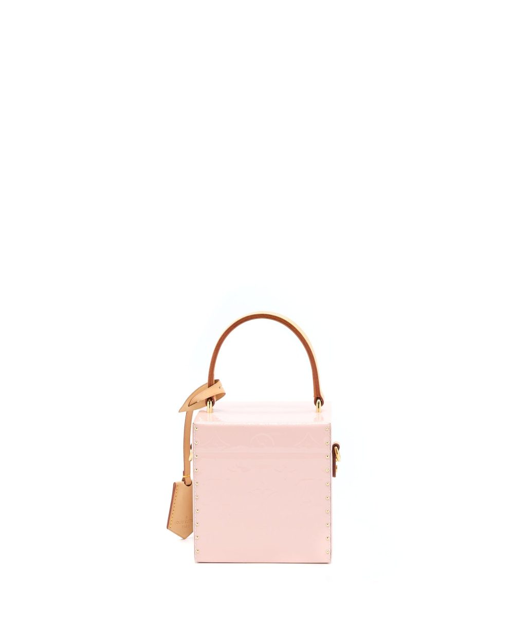 AAA Replica Louis Vuitton LV BLEECKER BOX BAG VERNIS PINK GHW