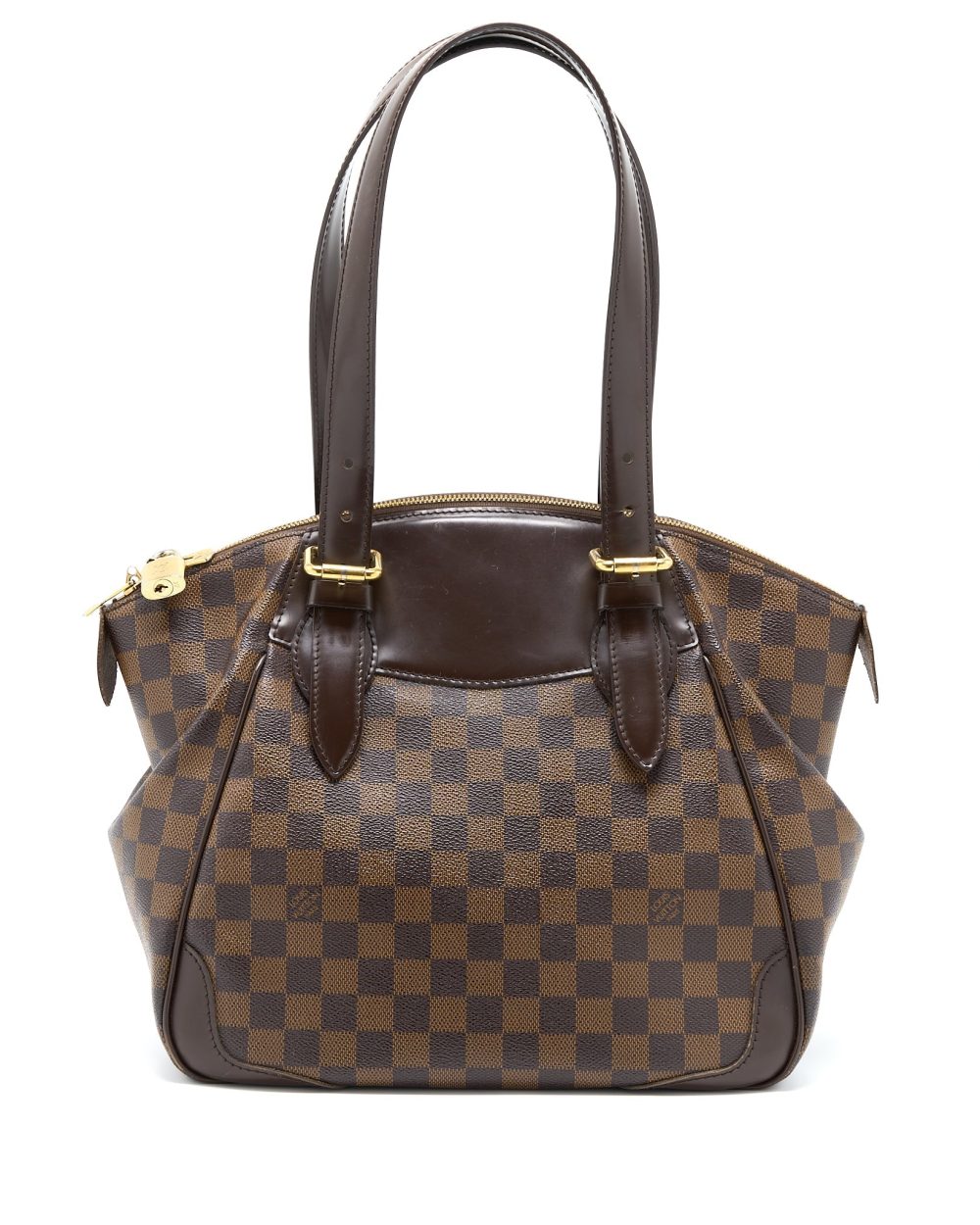 AAA Replica Louis Vuitton LV VERONA MM DAMIER EBENE CANVAS GHW