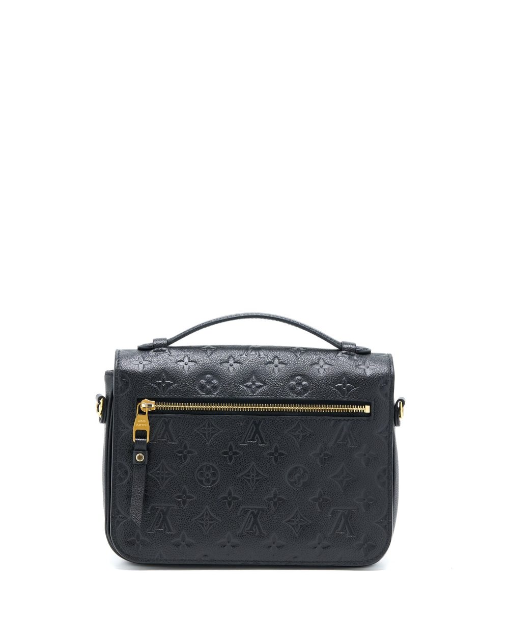 AAA Replica Louis Vuitton LV POCHETTE MÉTIS MONOGRAM EMPREINTE BLACK GHW