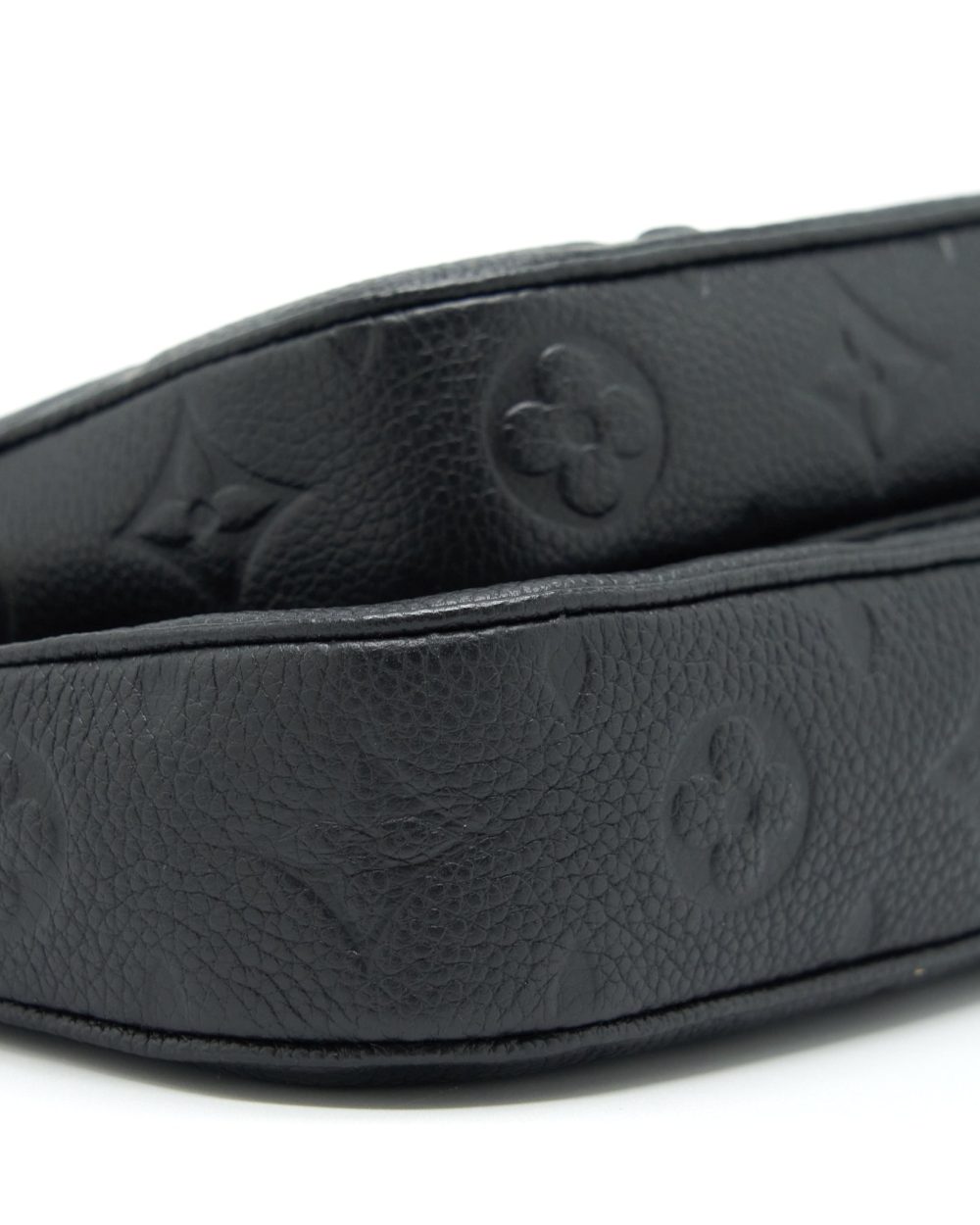 AAA Replica Louis Vuitton LV MULTI POCHETTE MONOGRAM EMPREINTE BLACK GHW