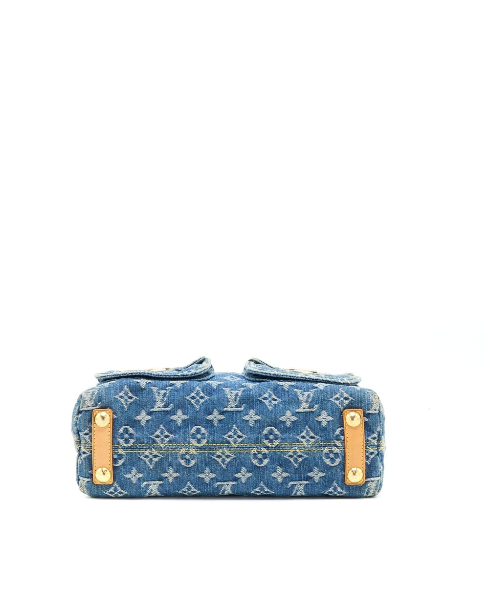 AAA Replica Louis Vuitton LV VINTAGE BAGGY BAG MONOGRAM DENIM GHW