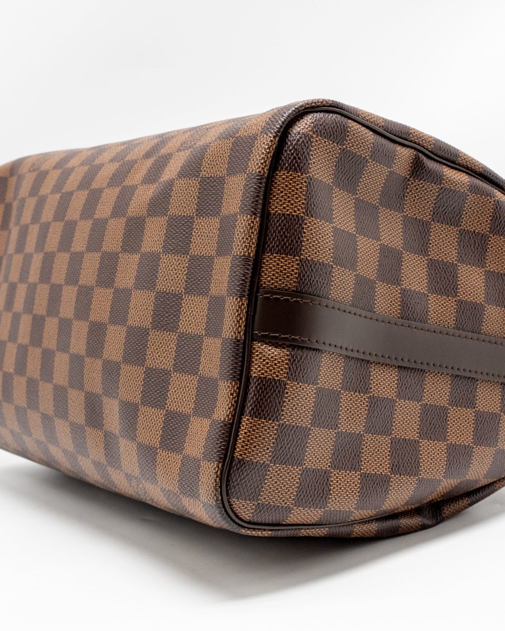 AAA Replica Louis Vuitton LV SPEEDY BANDOULIERE 30 DAMIER EBENE CANVAS GHW