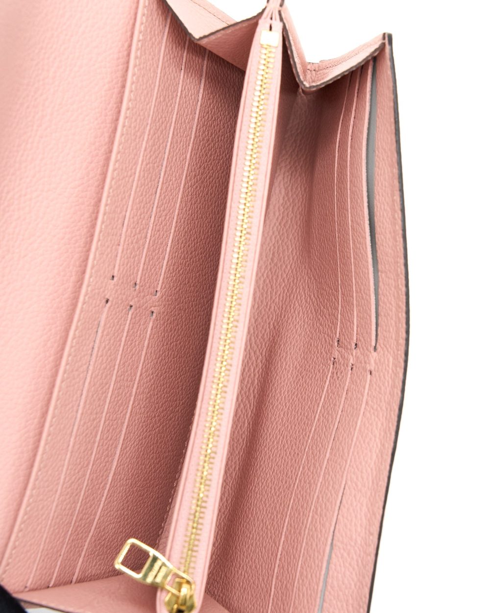 AAA Replica Louis Vuitton LV SARAH WALLET MONOGRAM EMPREINTE LIGHT PINK GHW