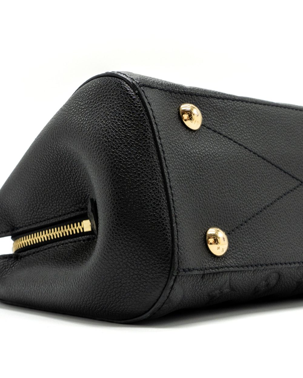 AAA Replica Louis Vuitton LV MONTAIGNE BB MONOGRAM EMPREINTE BLACK GHW
