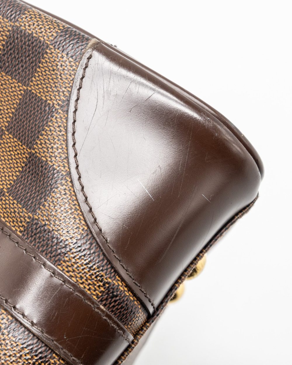 AAA Replica Louis Vuitton LV BERKELEY BAG DAMIER EBENE GHW