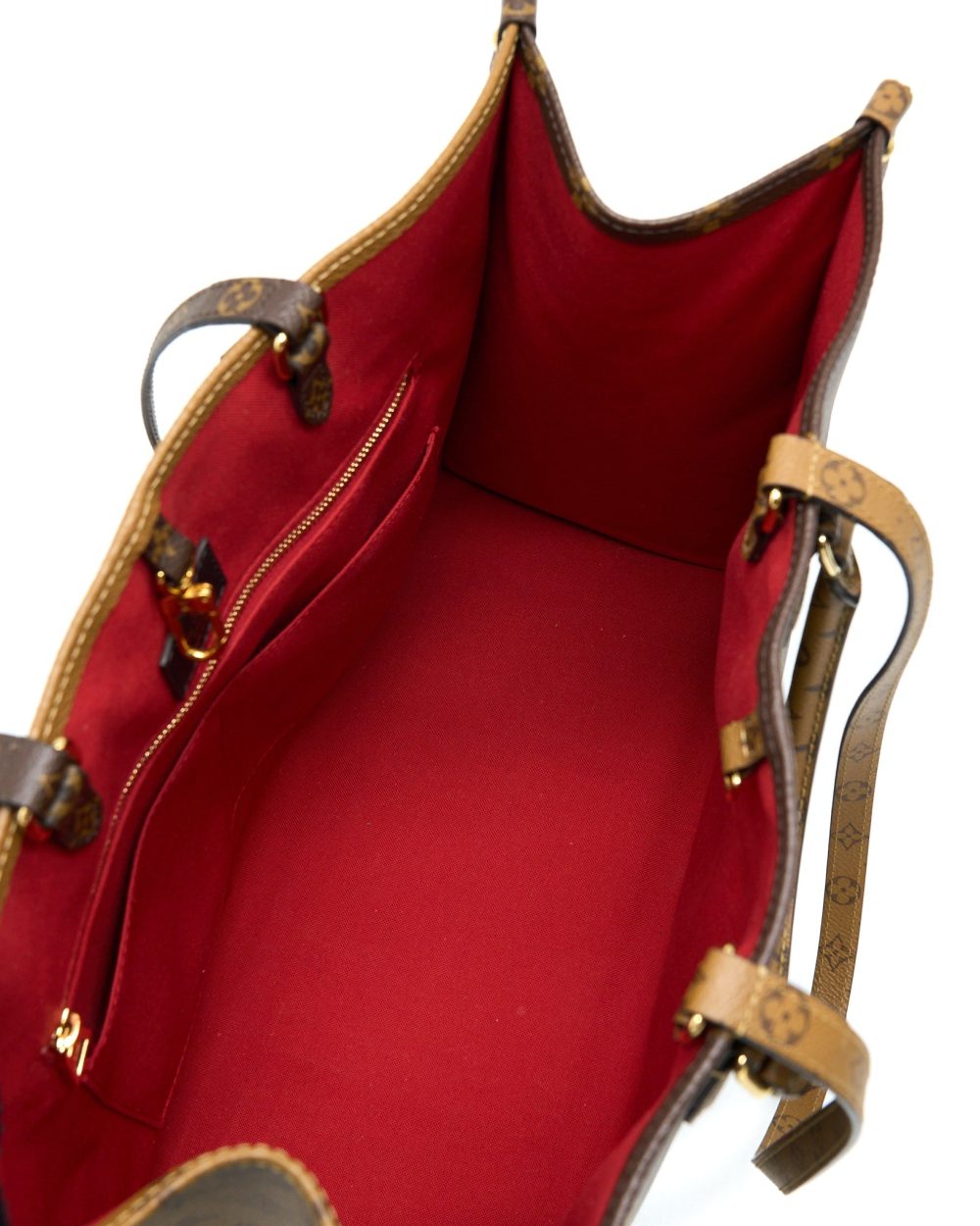 AAA Replica Louis Vuitton LV ON THE GO GM MONOGRAM REVERSE CANVAS GHW