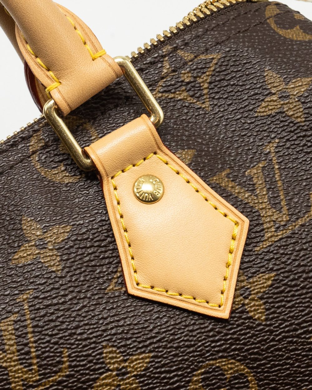 AAA Replica Louis Vuitton LV SPEEDY BANDOULIERE 25 MONOGRAM CANVAS GHW