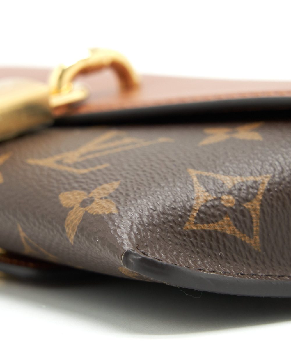 AAA Replica Louis Vuitton LV PADLOCK ON STRAP MONOGRAM CARAMEL GHW
