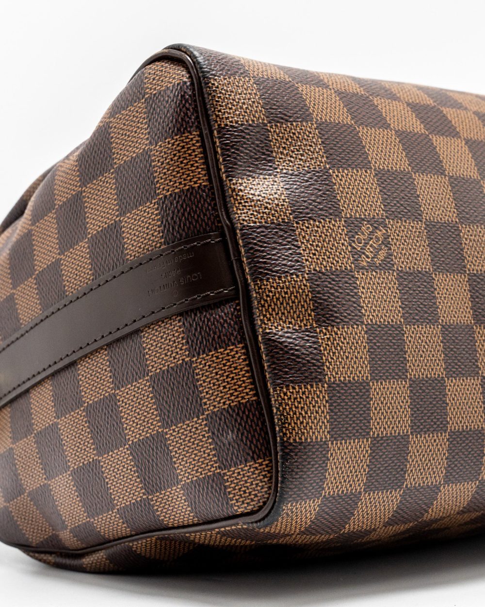 AAA Replica Louis Vuitton LV SPEEDY BANDOULIERE 25 DAMIER EBENE GHW