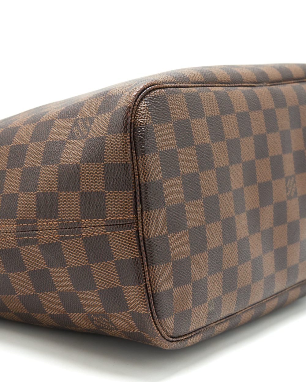 AAA Replica Louis Vuitton LV NEVERFULL MM DAMIER EBENE CANVAS /ROSE BALLERINE