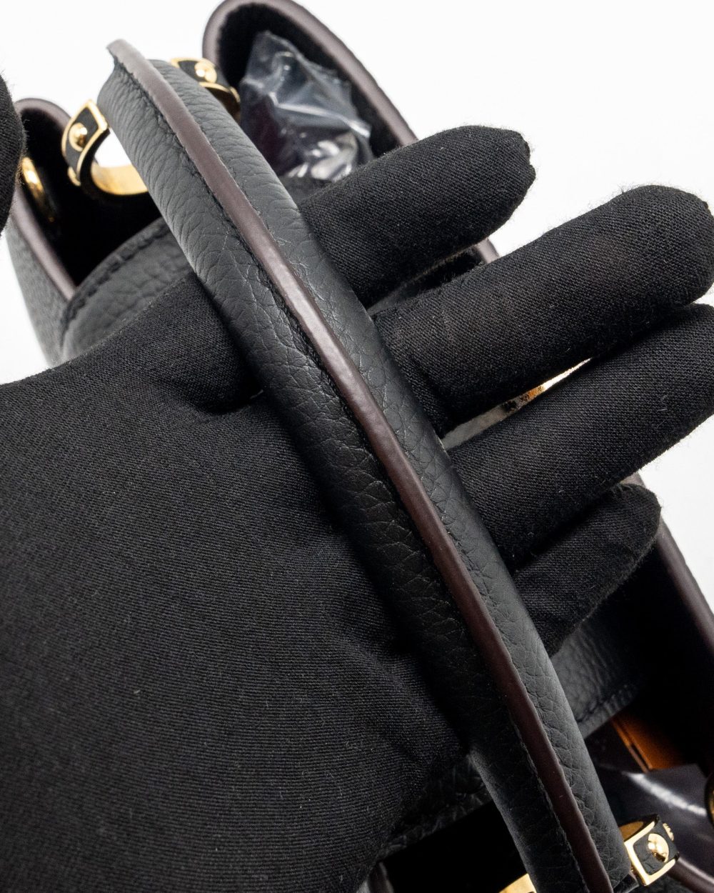 AAA Replica Louis Vuitton LV CAPUCINES BB CALFSKIN BLACK GHW