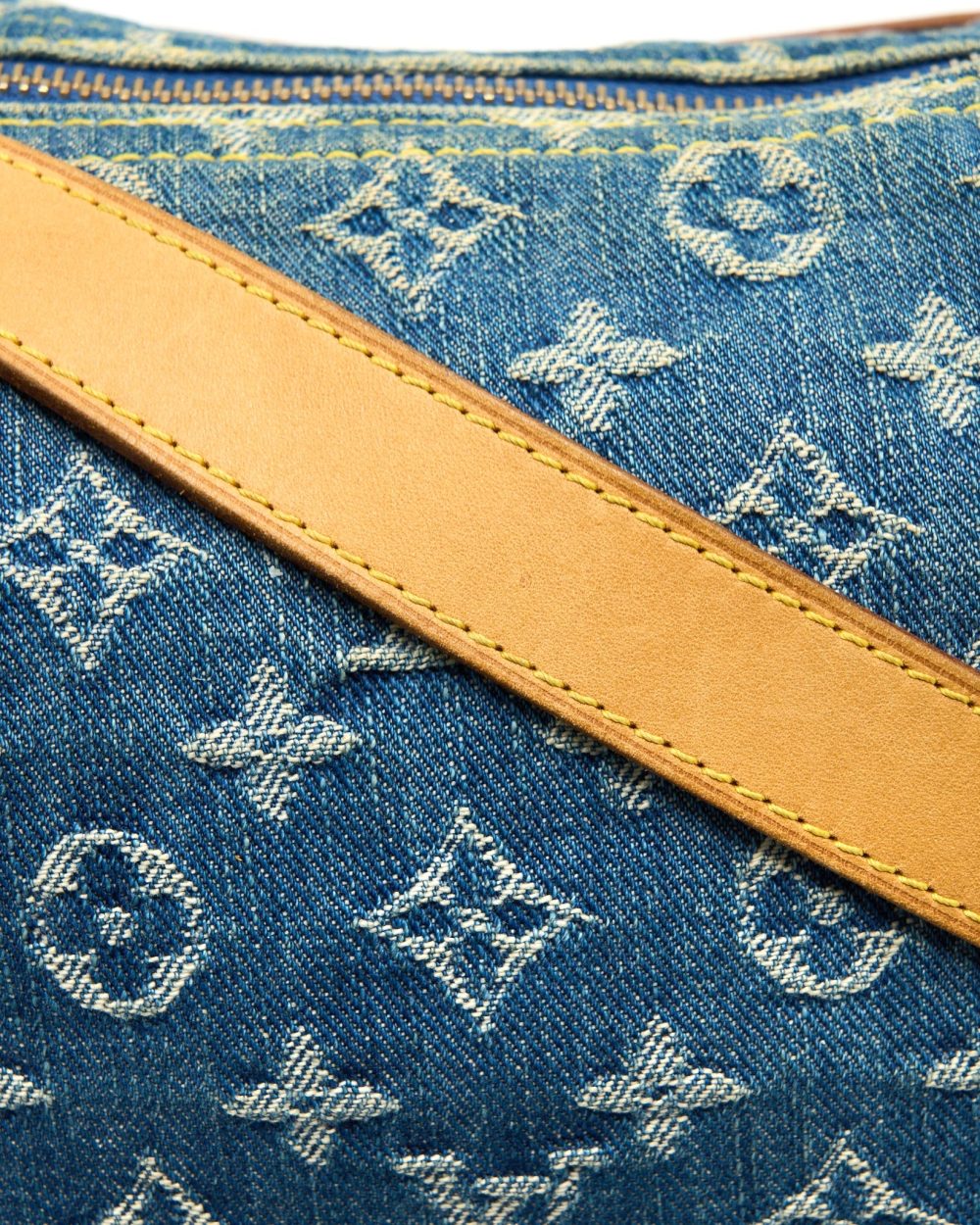 AAA Replica Louis Vuitton LV VINTAGE BAGGY BAG MONOGRAM DENIM GHW