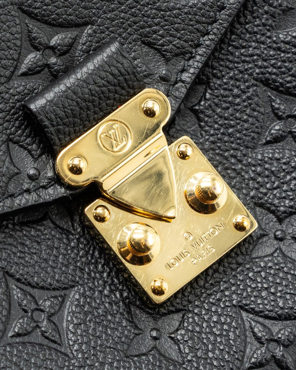 AAA Replica Louis Vuitton LV MÉTIS POCHETTE MONOGRAM EMPREINTE BLACK GHW(NEW VERSION)