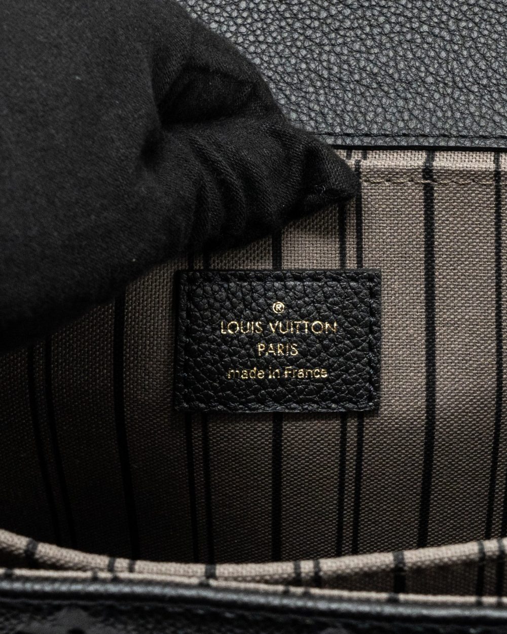 AAA Replica Louis Vuitton LV MÉTIS POCHETTE MONOGRAM EMPREINTE BLACK GHW(NEW VERSION)
