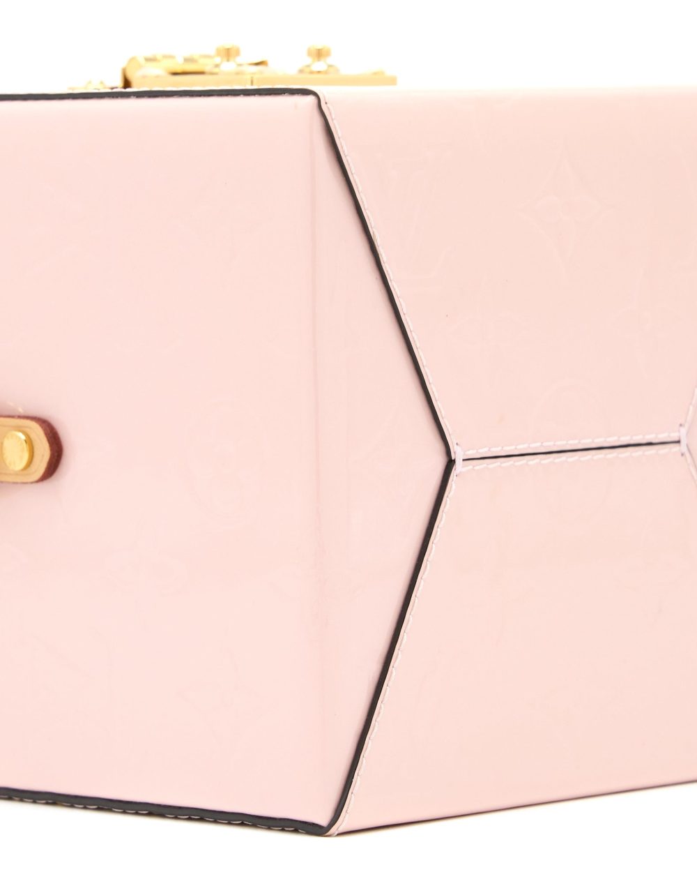 AAA Replica Louis Vuitton LV BLEECKER BOX BAG VERNIS PINK GHW