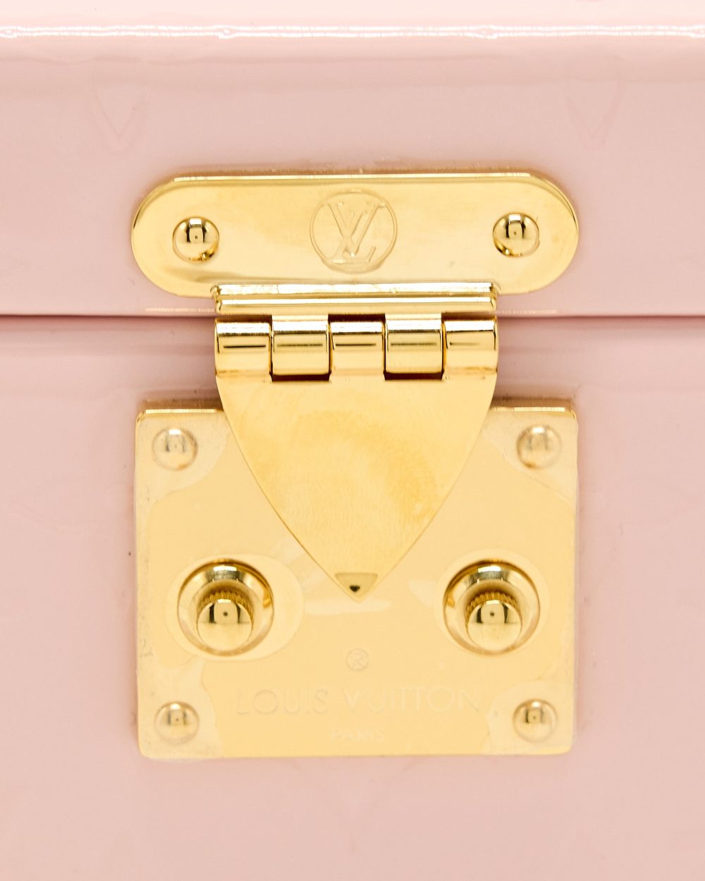 AAA Replica Louis Vuitton LV BLEECKER BOX BAG VERNIS PINK GHW