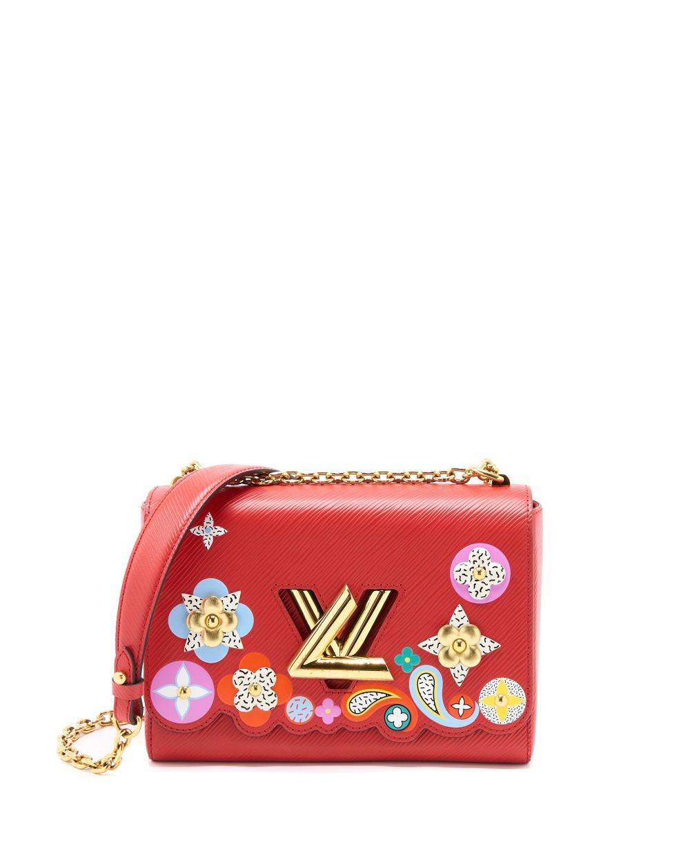 AAA Replica Louis Vuitton LV TWIST MM EPI RED GHW