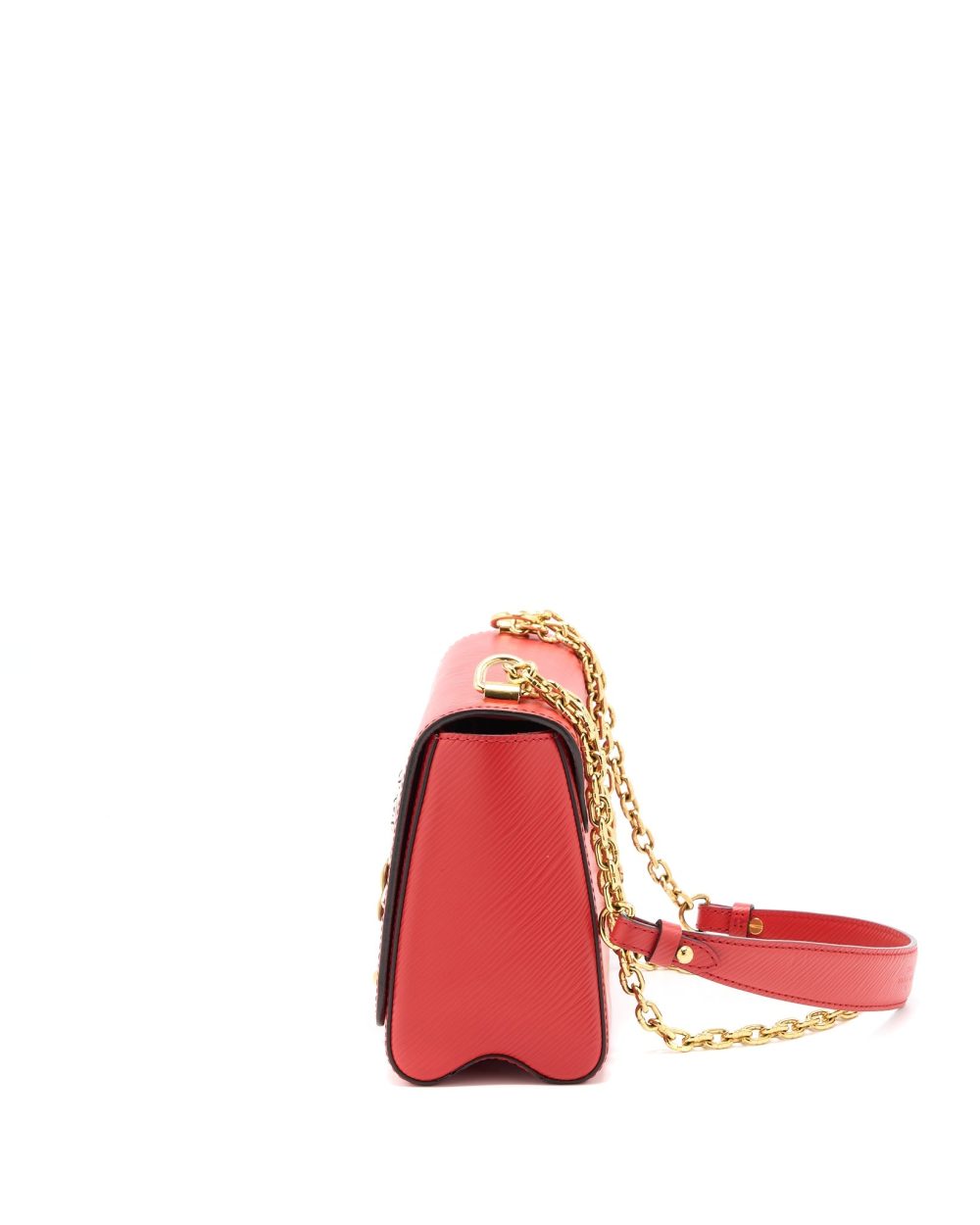 AAA Replica Louis Vuitton LV TWIST MM EPI RED GHW