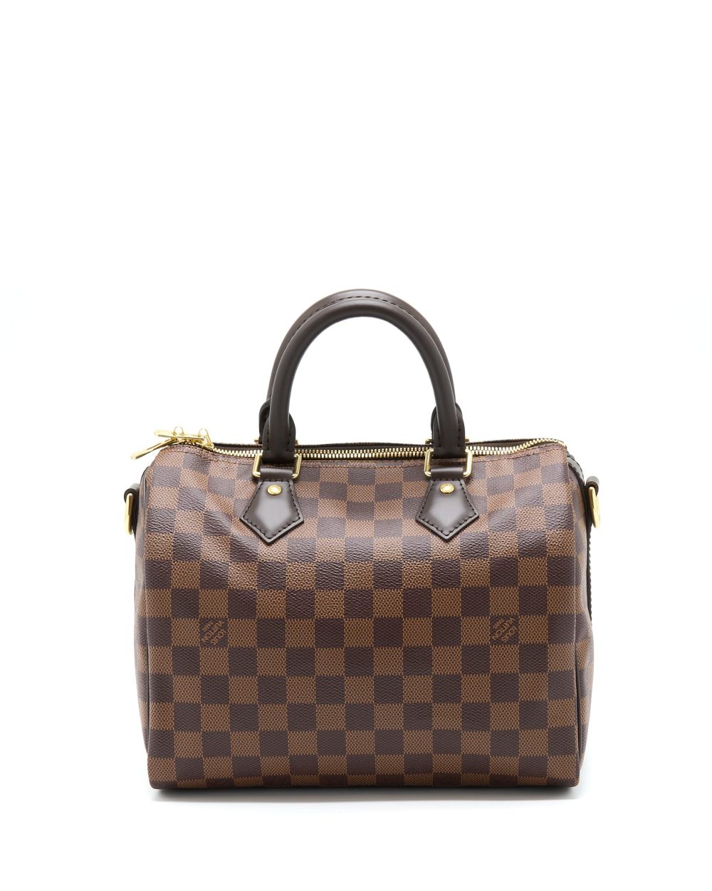 AAA Replica Louis Vuitton LV SPEEDY 25 DAMIER EBENE GHW