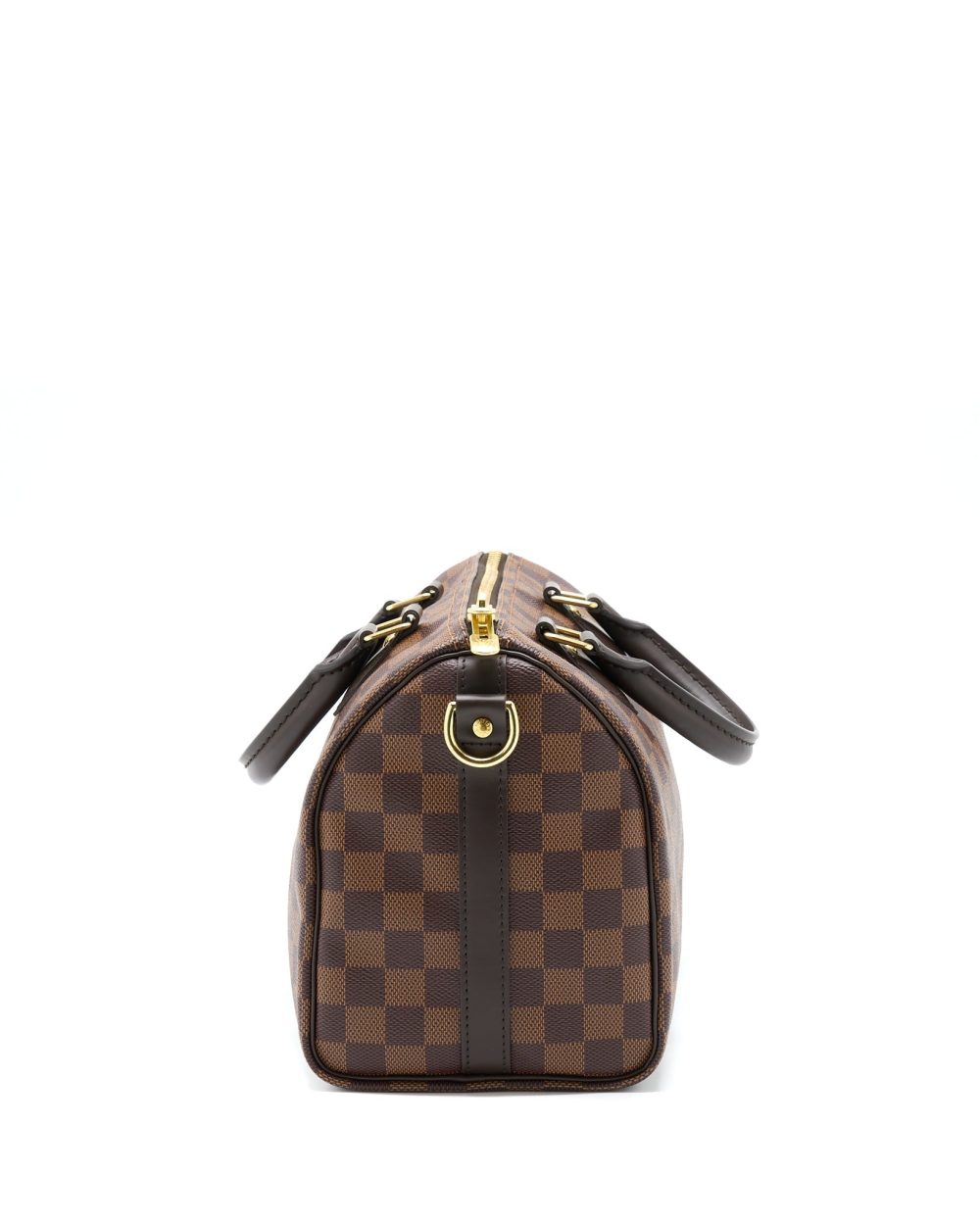 AAA Replica Louis Vuitton LV SPEEDY 25 DAMIER EBENE GHW