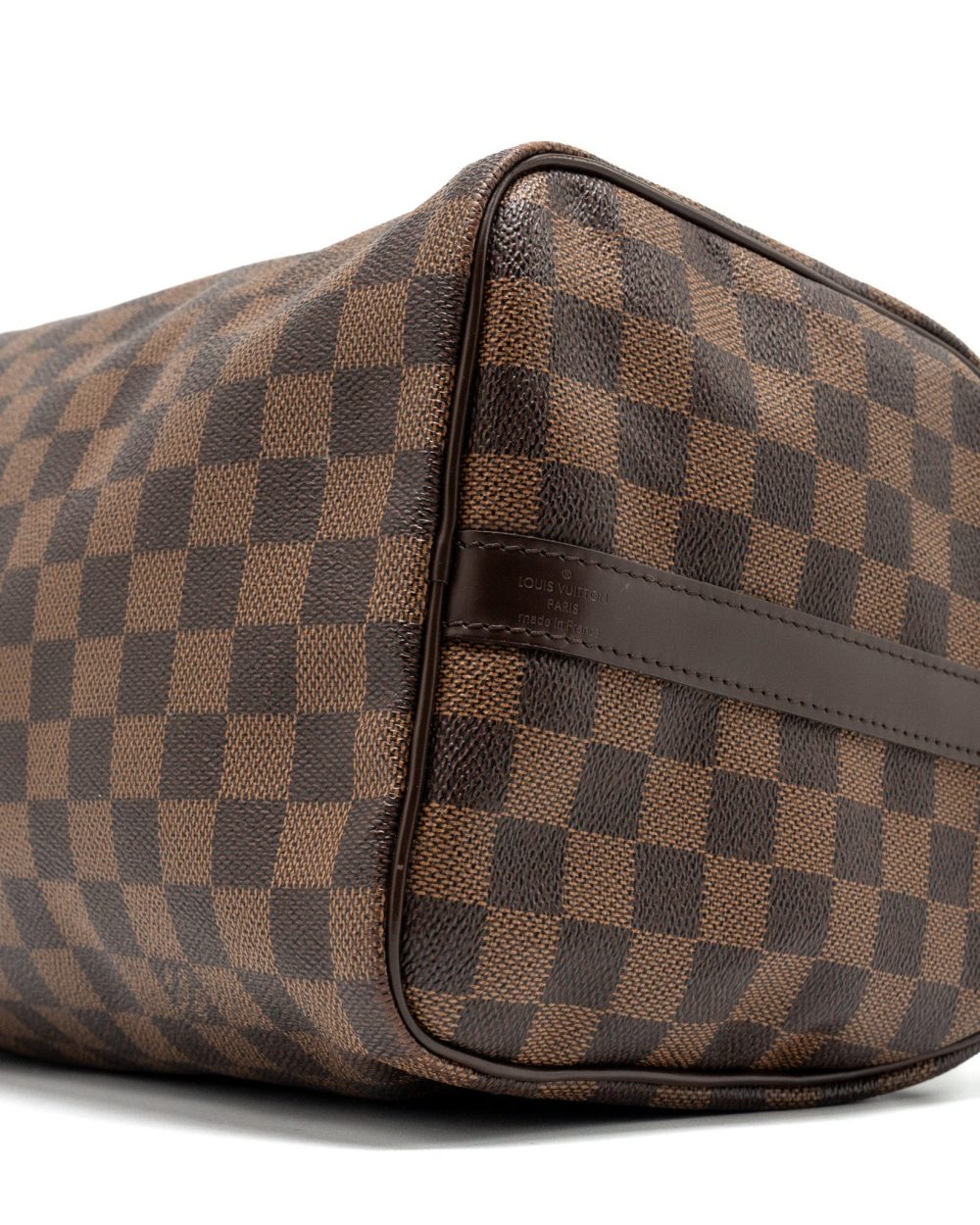 AAA Replica Louis Vuitton LV SPEEDY BANDOULIERE 30 DAMIER EBENE GHW