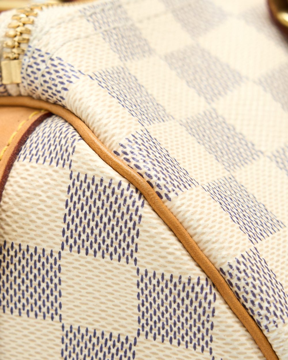 AAA Replica Louis Vuitton LV SPEEDY BANDOULIERE 30 DAMIER AZUR GHW