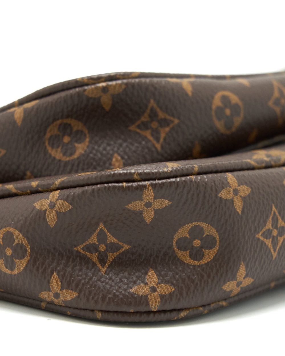 AAA Replica Louis Vuitton LV MULTI POCHETTE KAHKI STRAP MONOGRAM GHW