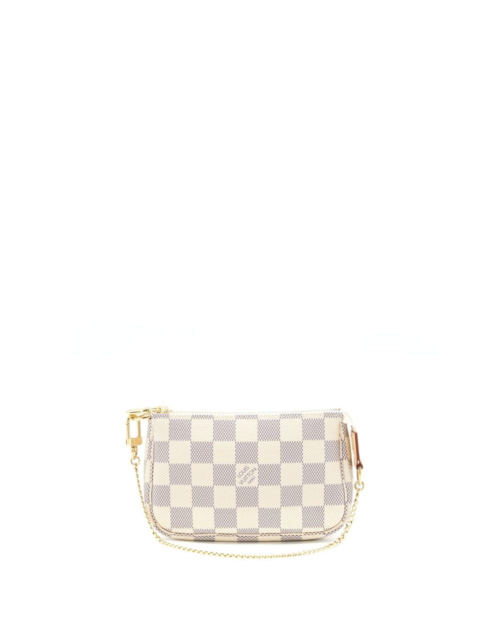 AAA Replica Louis Vuitton LV MINI POCHETTE ACCESSORIES DAMIER AZUR CANVAS