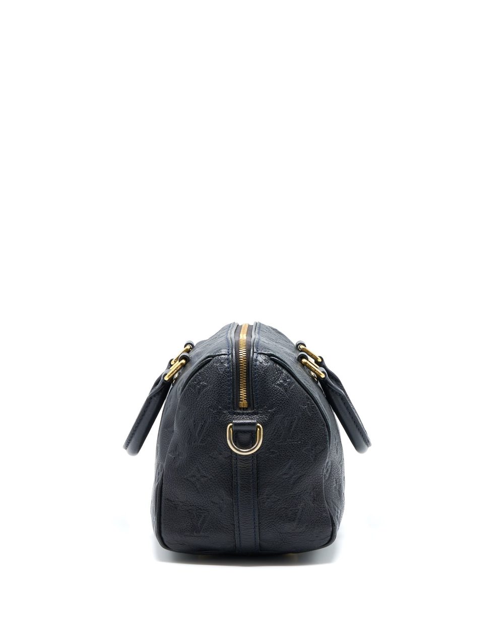 AAA Replica Louis Vuitton LV SPEEDY 25 MONOGRAM EMPREINTE BLACK GHW