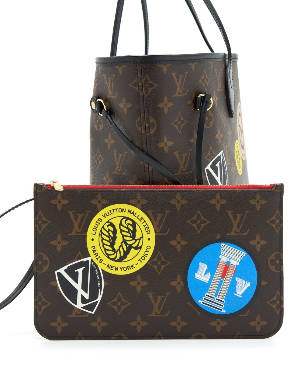 AAA Replica Louis Vuitton LV NEVERFULL MM WORLD TOUR MONOGRAM CANVAS LIMITED EDITION