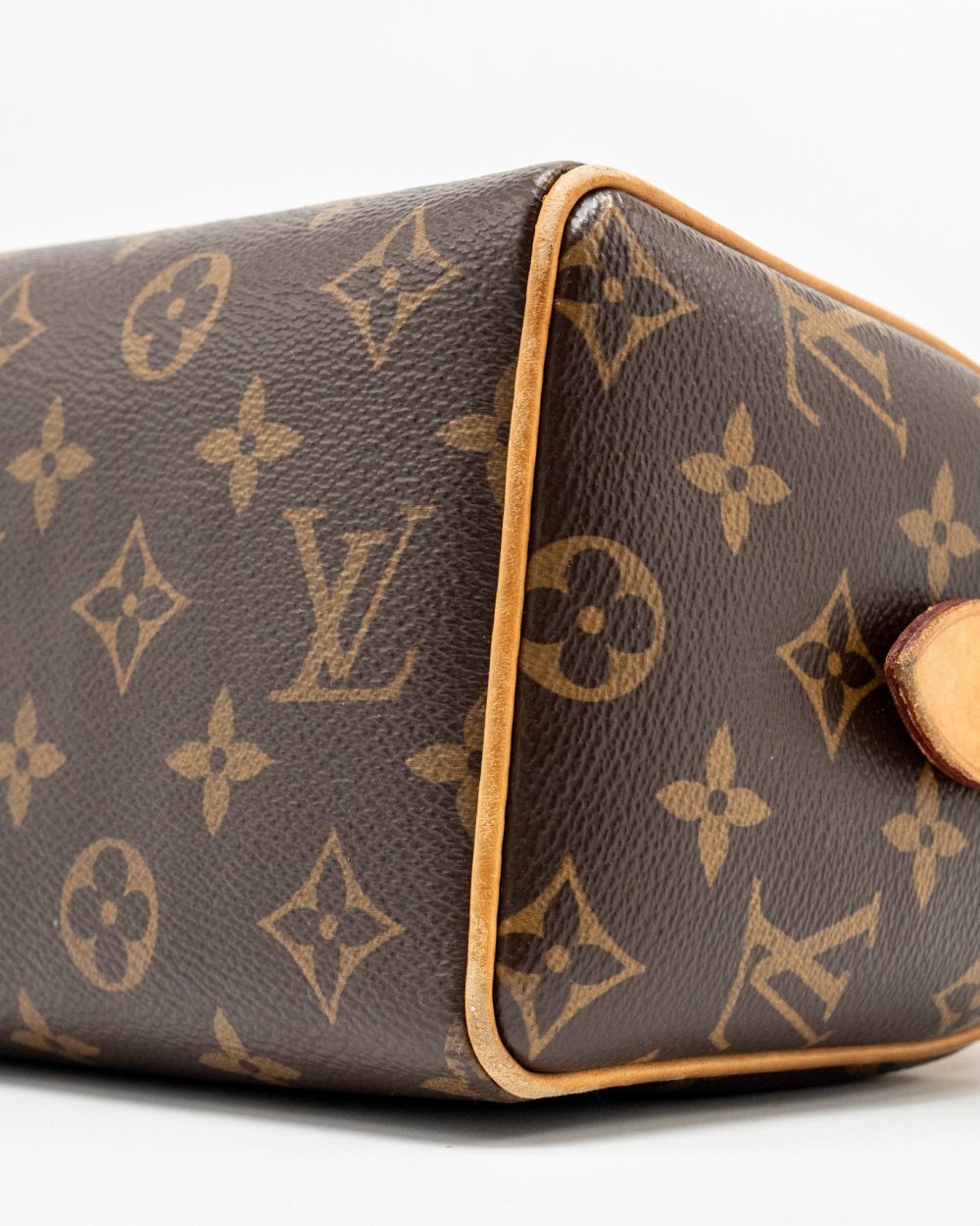 AAA Replica Louis Vuitton LV SPEEDY 20 BANDOULIERE MONOGRAM CANVAS BLACK STRAP GHW