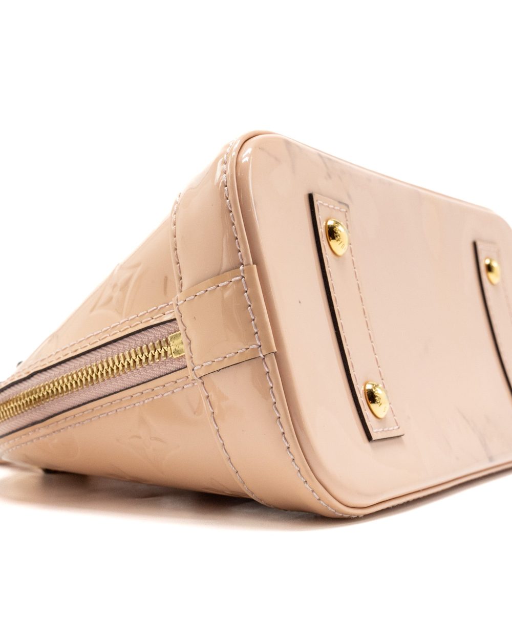 AAA Replica Louis Vuitton LV ALMA BB PATENT LIGHT PINK GHW