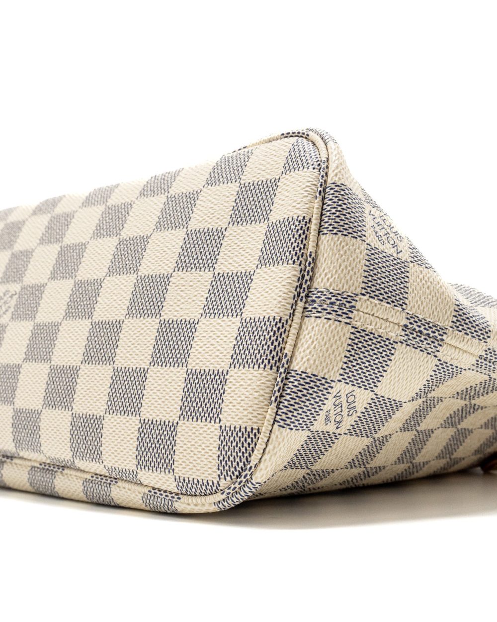 AAA Replica Louis Vuitton LV NEVERFULL PM DAMIER AZUR GHW