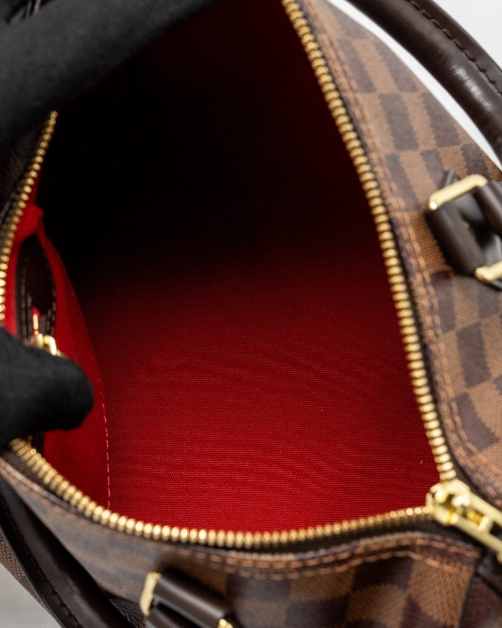 AAA Replica Louis Vuitton LV SPEEDY BANDOULIERE 25 DAMIER EBENE GHW