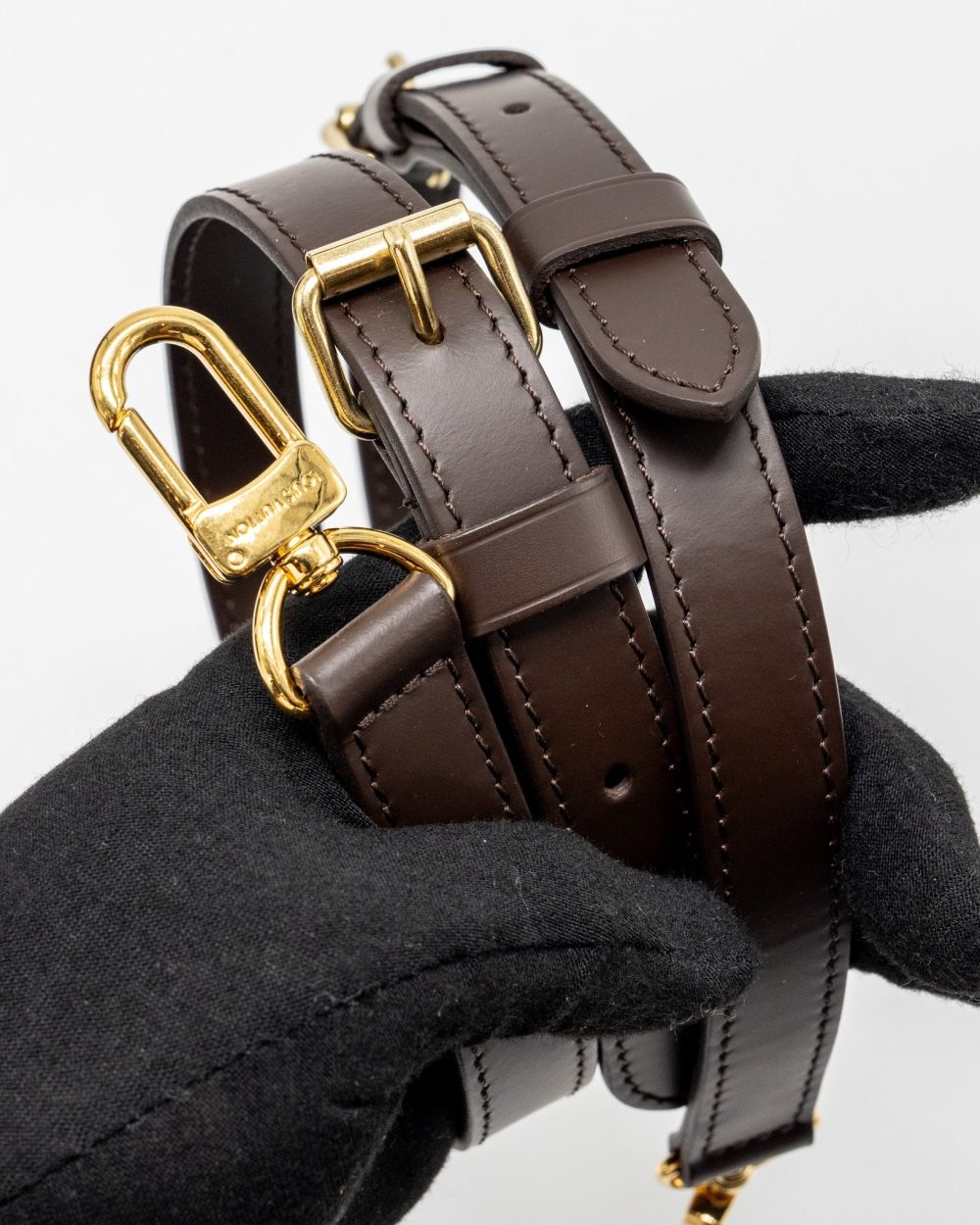 AAA Replica Louis Vuitton LV SPEEDY BANDOULIERE 25 DAMIER EBENE GHW