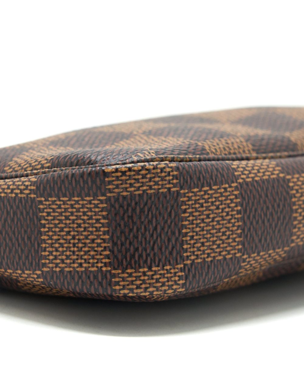 AAA Replica Louis Vuitton LV MINI POCHETTE ACCESSORIES DAMIER EBENE CANVAS