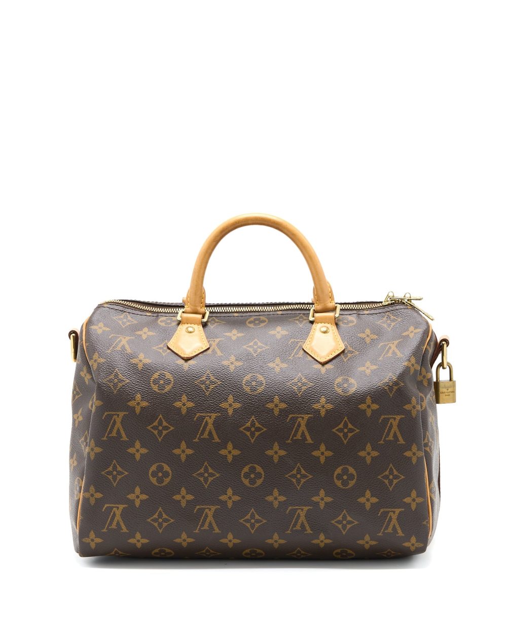 AAA Replica Louis Vuitton LV SPEEDY BANDOULIERE 30 MONOGRAM CANVAS GHW