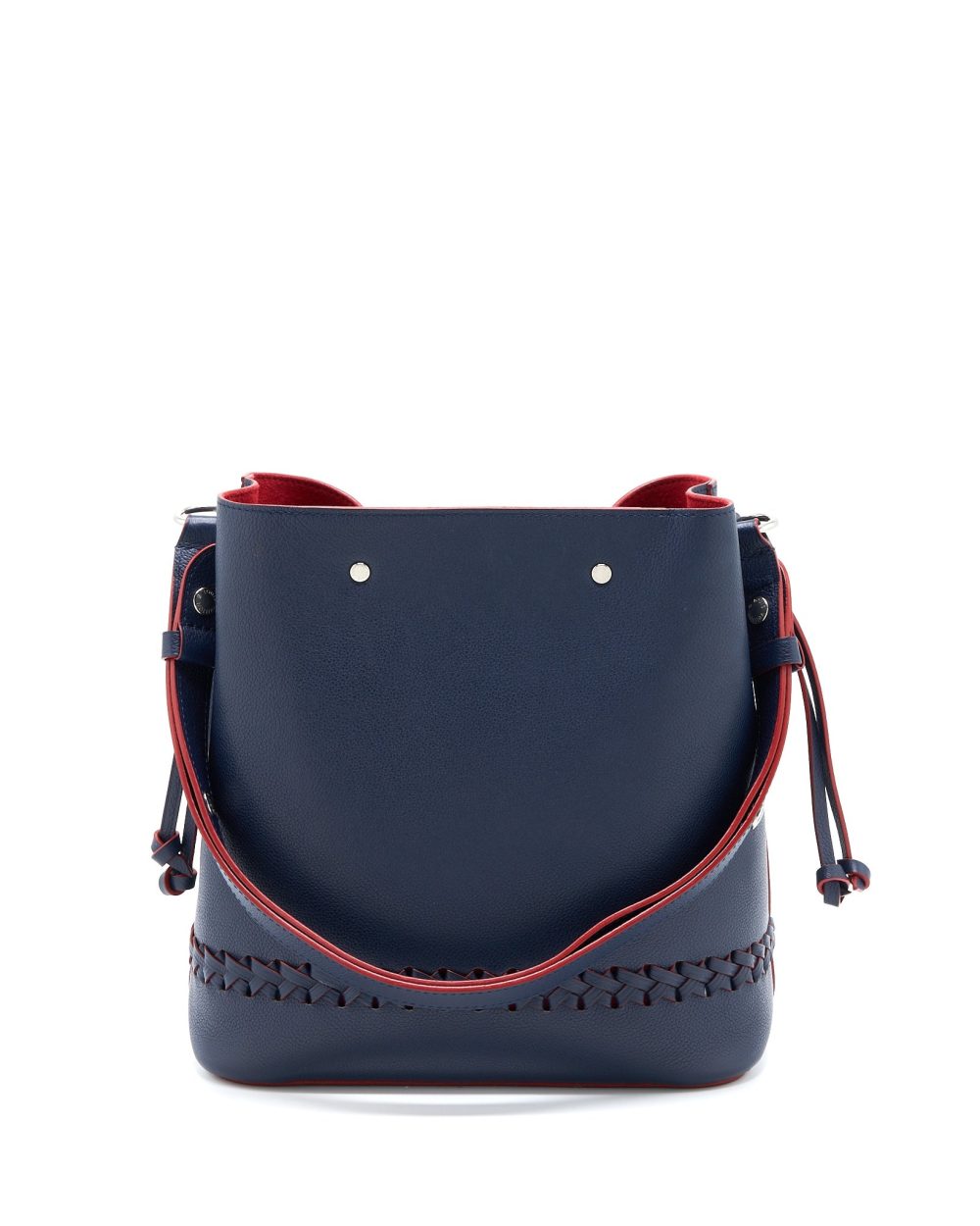AAA Replica Louis Vuitton LV LOCKME BUCKET BAG CALFSKIN DARK BLUE SHW