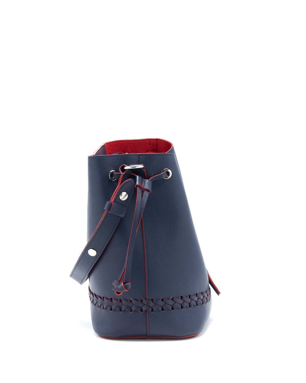 AAA Replica Louis Vuitton LV LOCKME BUCKET BAG CALFSKIN DARK BLUE SHW