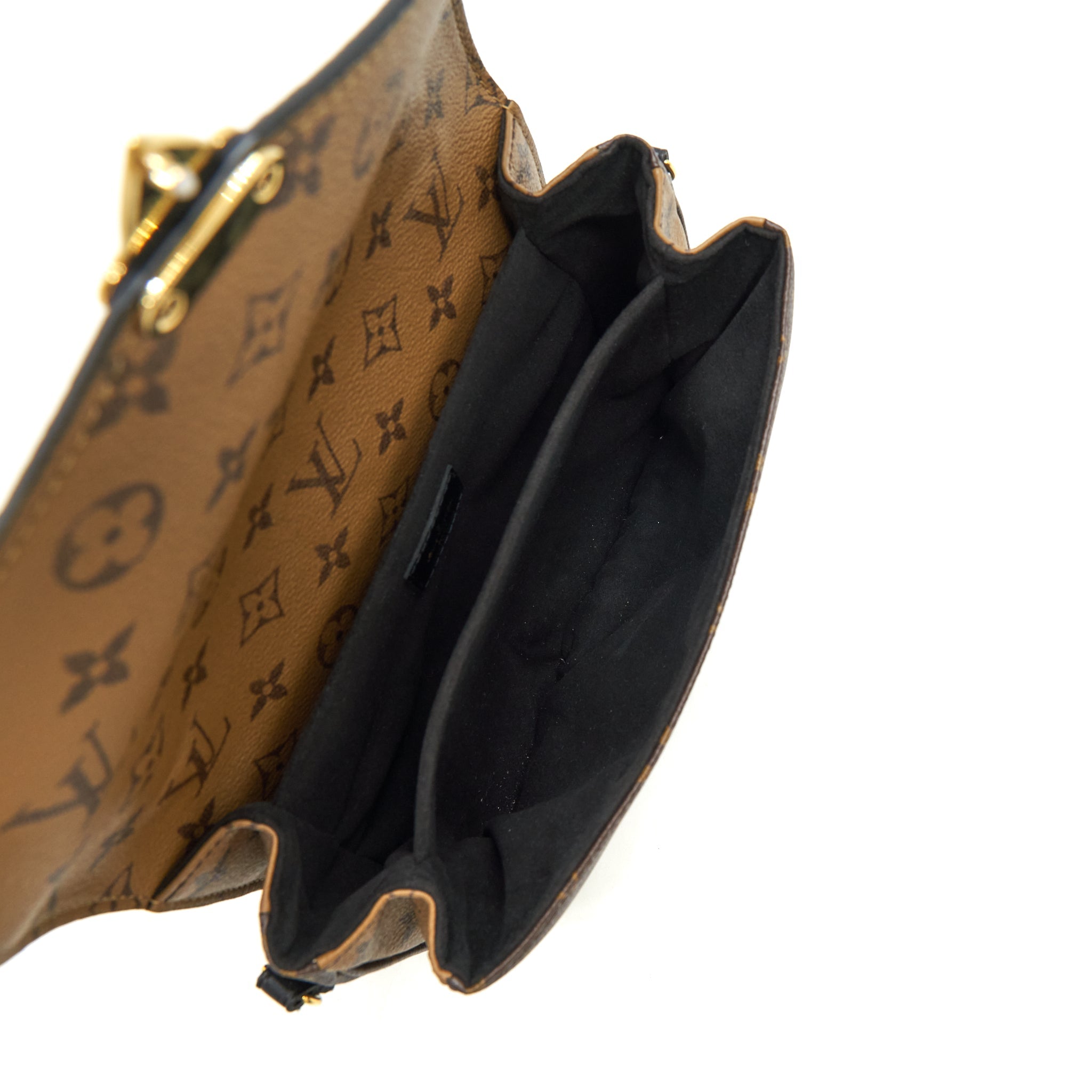 AAA Replica Louis Vuitton LV POCHETTE METIS MONOGRAM REVERSE CANVAS GHW