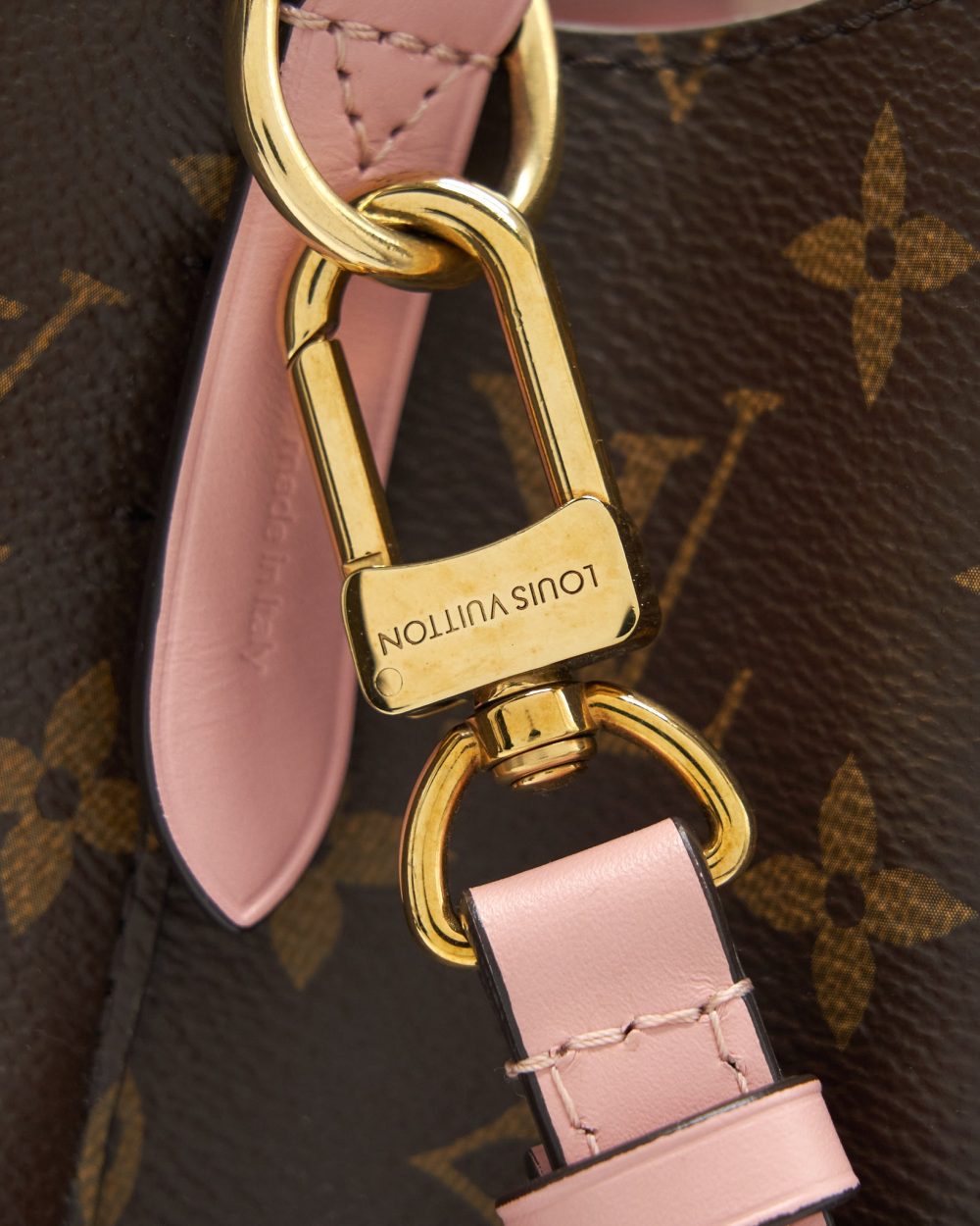 AAA Replica Louis Vuitton LV NEONOE MONOGRAM CANVAS / ROSE POUNDRE GHW