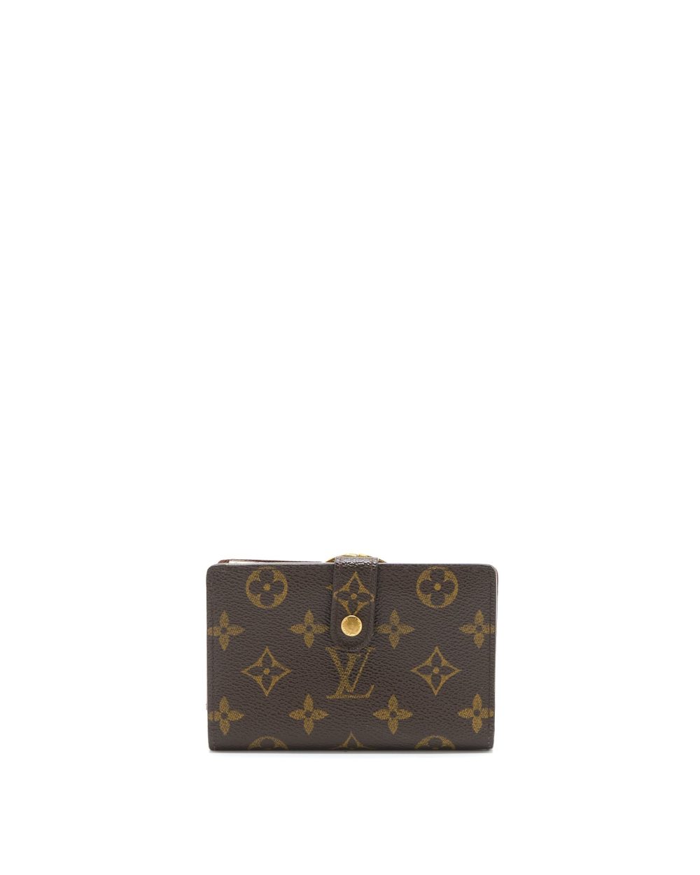 AAA Replica Louis Vuitton LV MONOGRAM PORUTOMONE BIEVUJENOWA BI-FOLD WALLET GHW