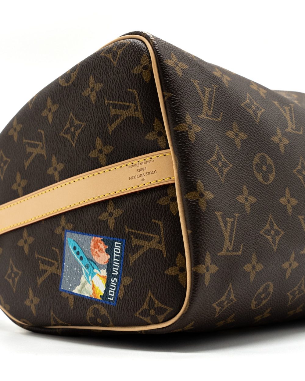 AAA Replica Louis Vuitton LV SPEEDY BANDOULIERE 30 MY LV WORLD TOUR MONOGRAM CANVAS GHW