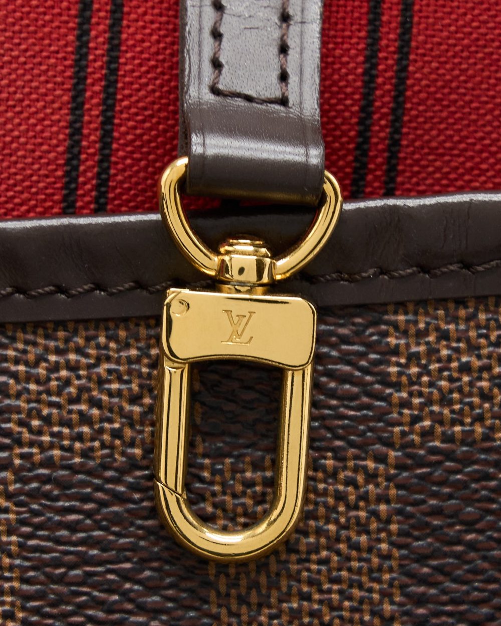 AAA Replica Louis Vuitton LV NEVERFULL GM DAMIER EBENE GHW