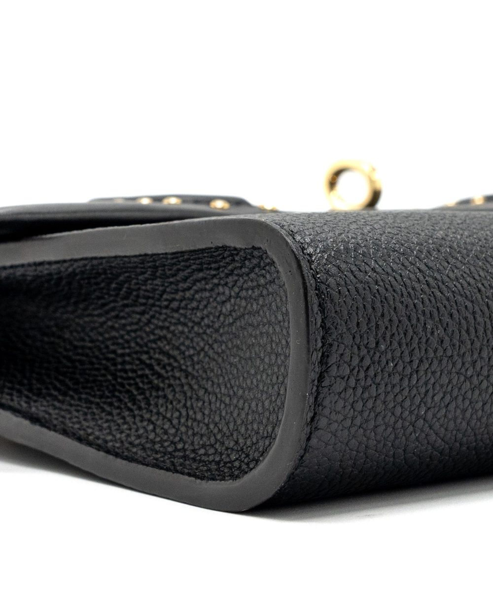 AAA Replica Louis Vuitton LV FLAP SHOULDER BAG CALFSKIN BLACK GHW