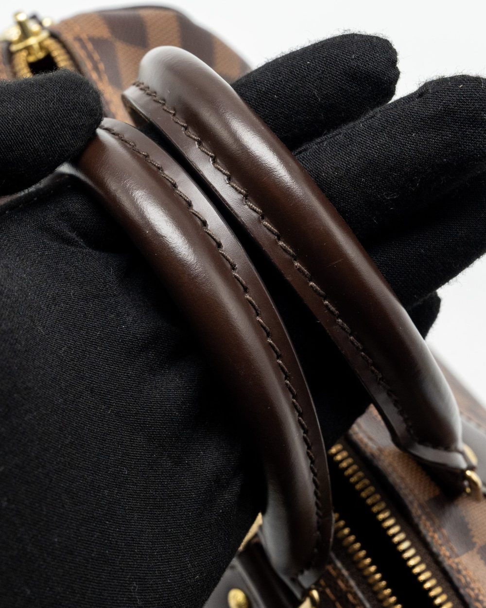 AAA Replica Louis Vuitton LV SPEEDY BANDOULIERE 25 DAMIER EBENE GHW