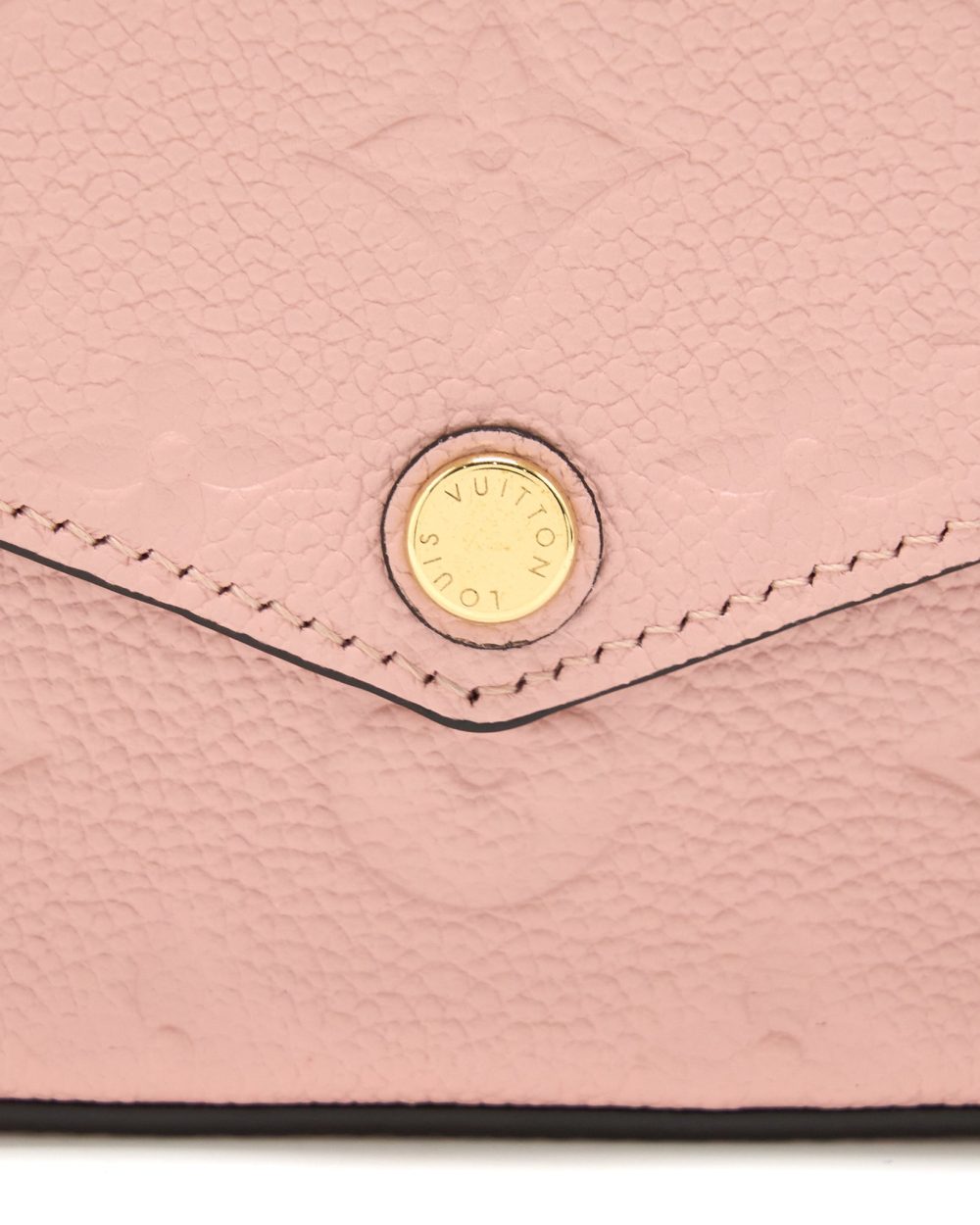 AAA Replica Louis Vuitton LV FELICIA POCHETTE MONOGRAM EMPREINTE ROSE POUNDER GHW